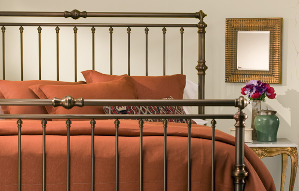 Solid Brass Sleigh Bed - Brass Beds