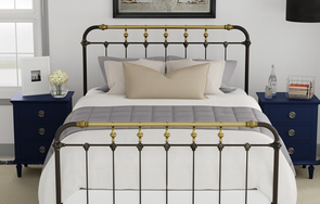 Brass Headboard for Queen Bed - furniture - by owner - sale