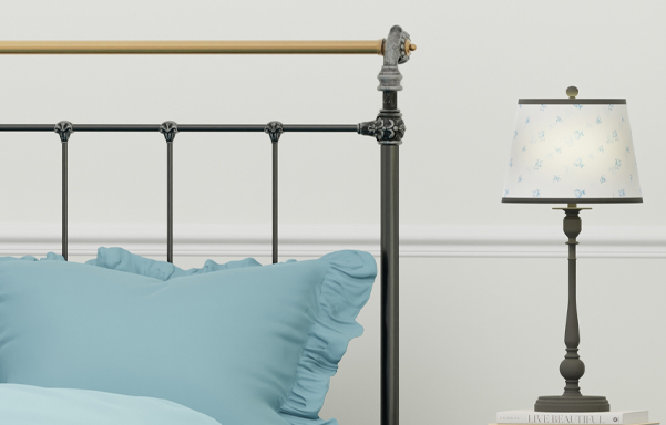 Iron & Brass Bed headboard detail